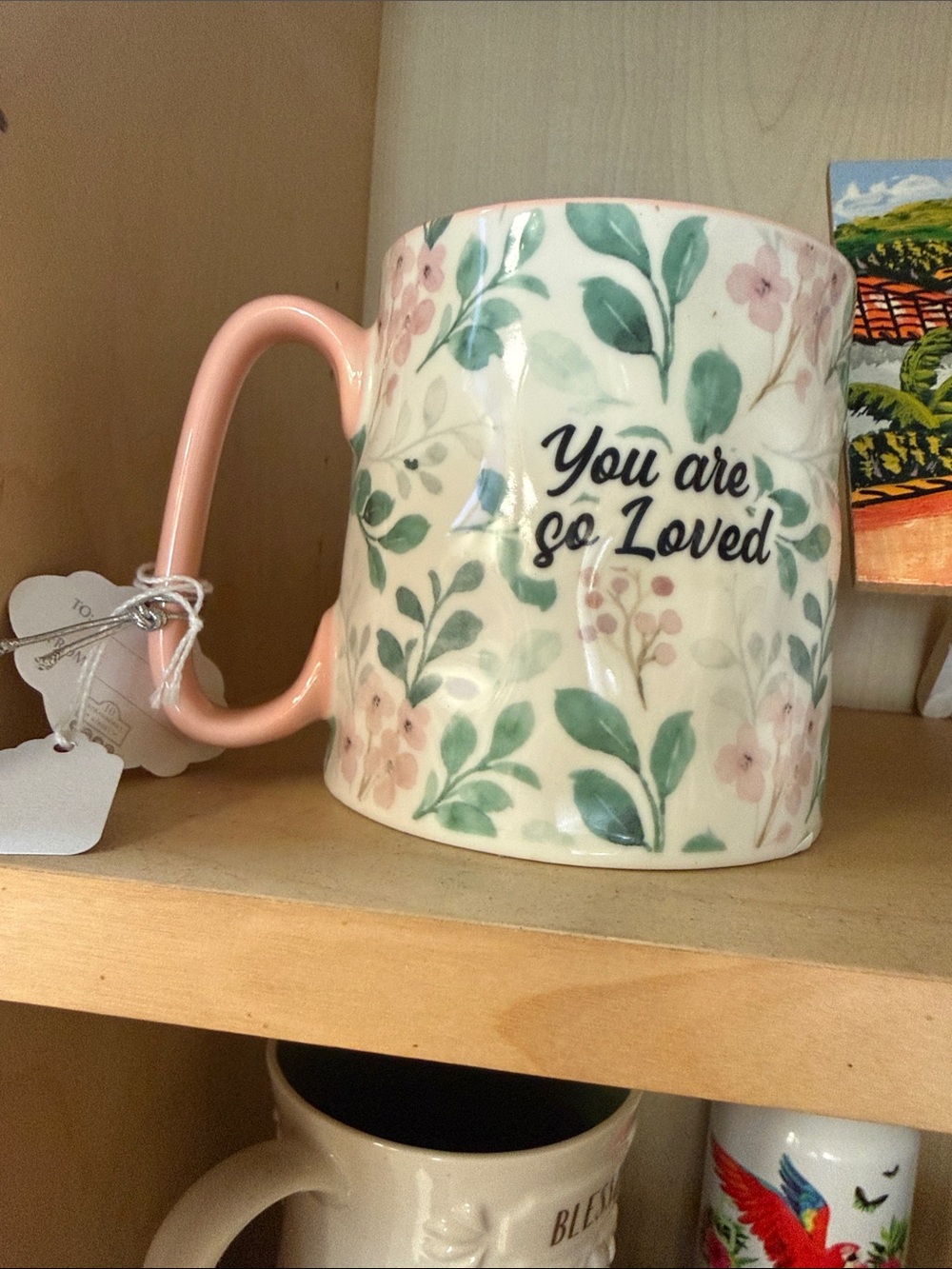 You Are So Loved Floral Ceramic Mug -